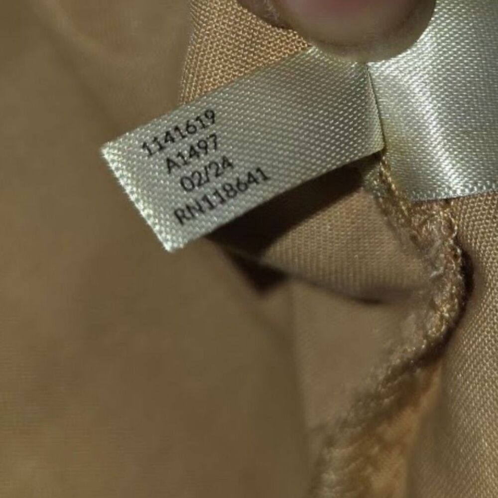 Lane Bryant Tencel Twill Cargo Military Utility Jacket Tan Plus Size: 14/16 NWOT - Picture 7 of 9